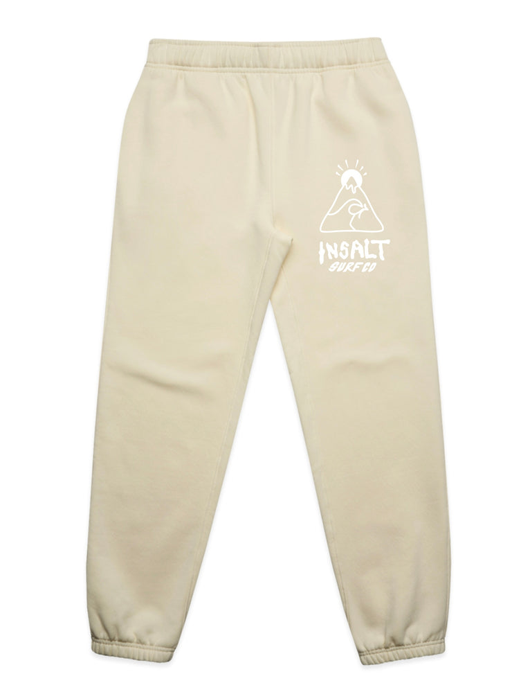 TRACK PANTS - INSALT Logo - Butter